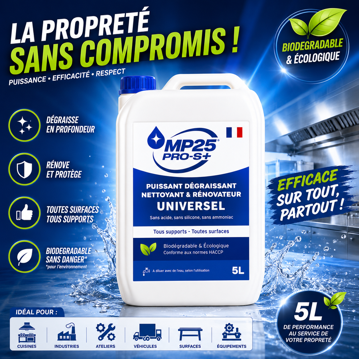MP25 PRO-S+ — la propreté sans compromis : puissance, efficacité, respect de l'environnement